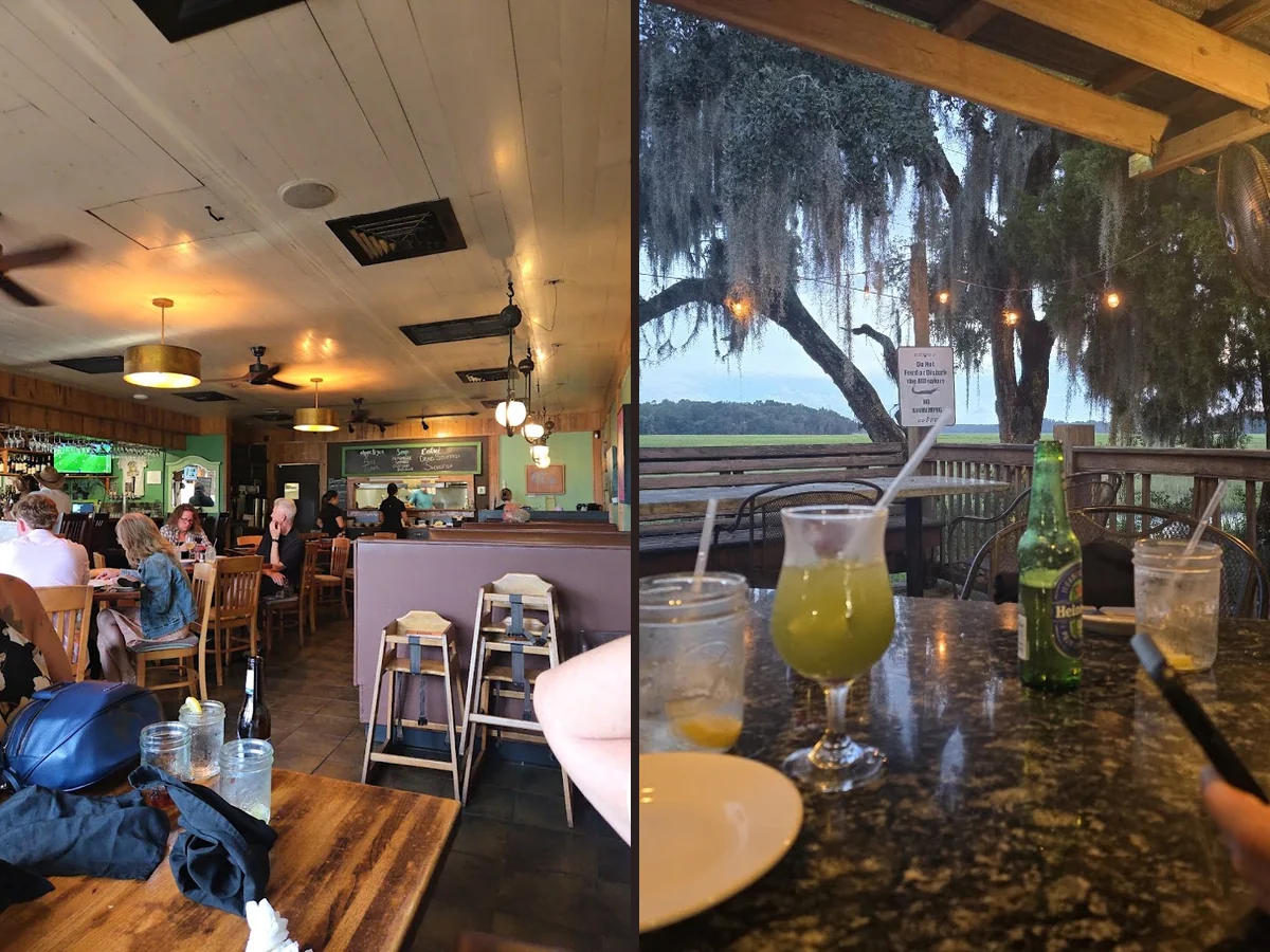 Seafood on St Helena Island