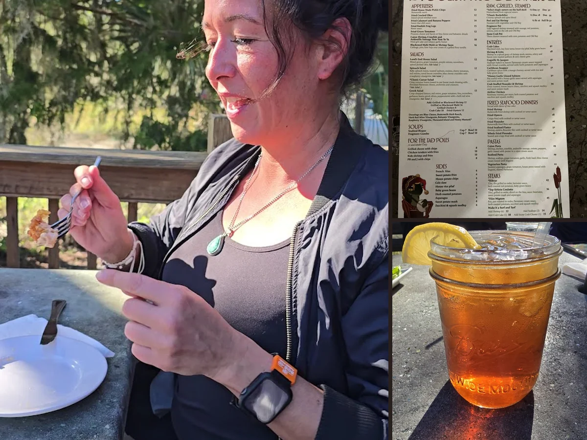Seafood on St Helena Island